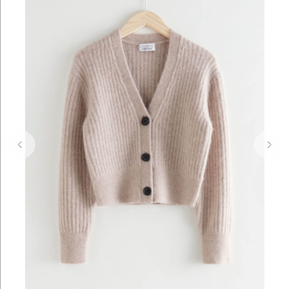 & Other Stories Alpaca/Wool Cardigan size S
